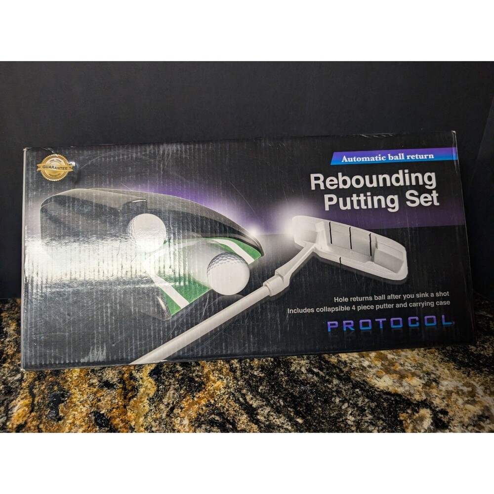 Protocol Golf Rebound Putting Set and Case Brand New
